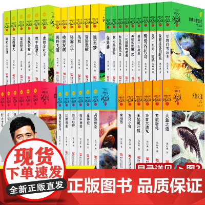 沈石溪动物小说全集品藏书系大王全36册一条猎牧羊神豹最后一头战象斑羚飞渡虎娃金叶子再被狐狸骗一次象母怨第七条猎狗狼王梦