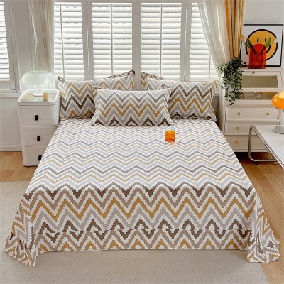 天山柔全棉13372北欧风印花单品床单