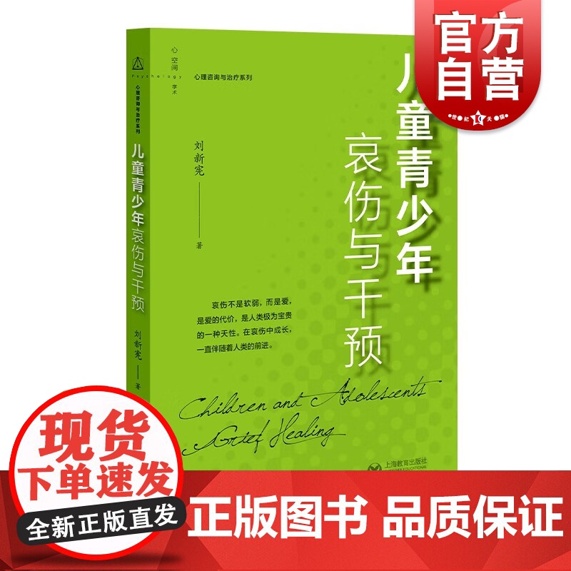 儿童青少年哀伤与干预心理咨询与治疗系列正版图书籍婚姻解体社会心理情绪反应刘新宪著上海教育出版社另著丧子家庭心理疗愈