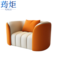 荺炬休闲沙发单人位张