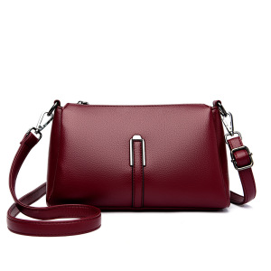 Ceba 包包女包2023新款斜挎包女百搭多层大容量质感软皮腋肩包