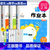 [正版]2025课时作业本五年级下册语文英语数学五下全套人教版RJ苏教版SJ译林版YL江苏小学5年级下学期提优同步训练课