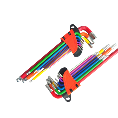 绝顺寰宇 彩色内六角梅花扳手 中长款 套