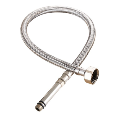 苏宁宜品不锈钢进水软管2米超长耐用抗腐蚀家用