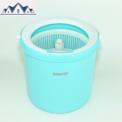 不锈钢单桶旋转拖把双驱动洗脱一体拖把桶挤水桶好神拖甩干拖布桶 三维工匠