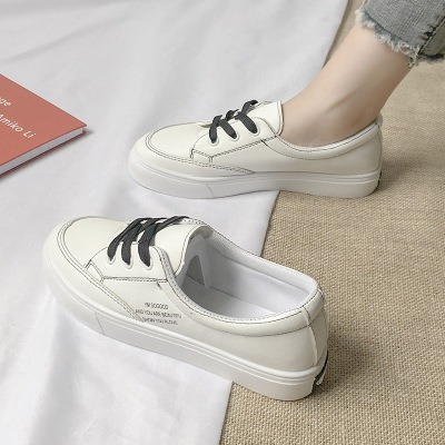 芳棋云品牌2019新款网红小白鞋女夏季ins街拍潮鞋夏款百搭学生平底基础板鞋