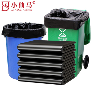 小仙马 黑色垃圾袋 80x长100x厚4丝 个