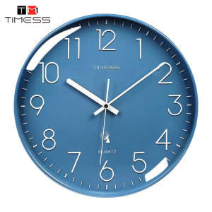 TIMESS电波钟钟表挂钟客厅家用时尚时钟挂墙轻奢装饰大气创意挂表