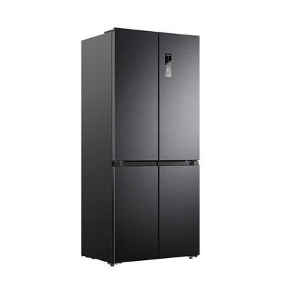 美菱AI冰箱503十字四门对开门59.9cm双系统零平嵌超薄除菌除病毒保鲜大容量冰箱BCD-503WSPU9CZ 灰