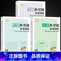 计算+几何+代数[全套3册] 八年级 [正版]初中数学计算几何代数典型题专项训练七八九年级全一册初中必刷题
