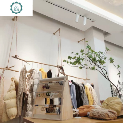 去皮实木天然创意干树枝枯树干枝装饰挂衣杆窗帘杆隔断造型干枝封后带叉2.5米长（送配件）干树枝