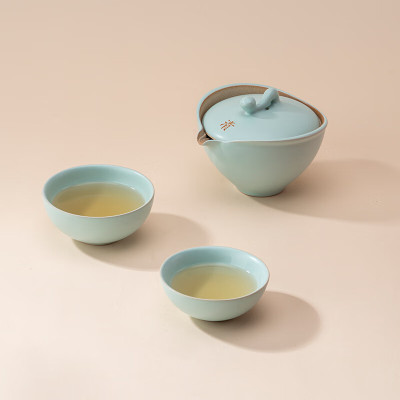 万仟堂 清逸快客杯 粉青柚