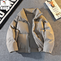 WASSUPNEST秋冬季2025年新款加厚棉袄立领连帽毛领子外套男款棉衣