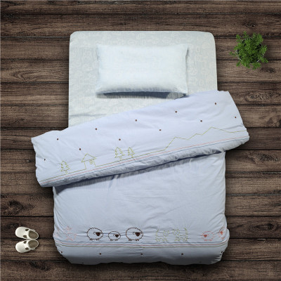 纯棉幼儿园儿童床品被罩1.2x1.5米全棉被套120x150cm单件三件套
