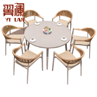 翼澜 户外桌椅 6椅 套