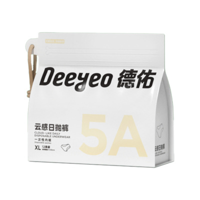 德佑内裤12条*1包云感日抛裤一次性XL码10080147