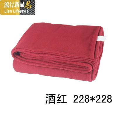 大号码铺床用摇粒绒保暖毯子 床单被车用毯午睡毯野营毛毯 空调毯 三维工匠