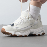 Skechers/斯凯奇男鞋新款复古厚底熊猫鞋轻质缓震运动休闲鞋52675-BBK ZP