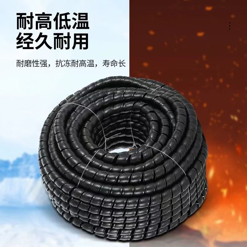 盛京联硕 螺旋保护管缠绕管内径80mm[黑色]米