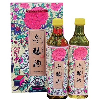 东吴牌桂花冬酿酒冬酿酒礼盒500毫升*2瓶苏州特产苏州情怀苏州味道果酒