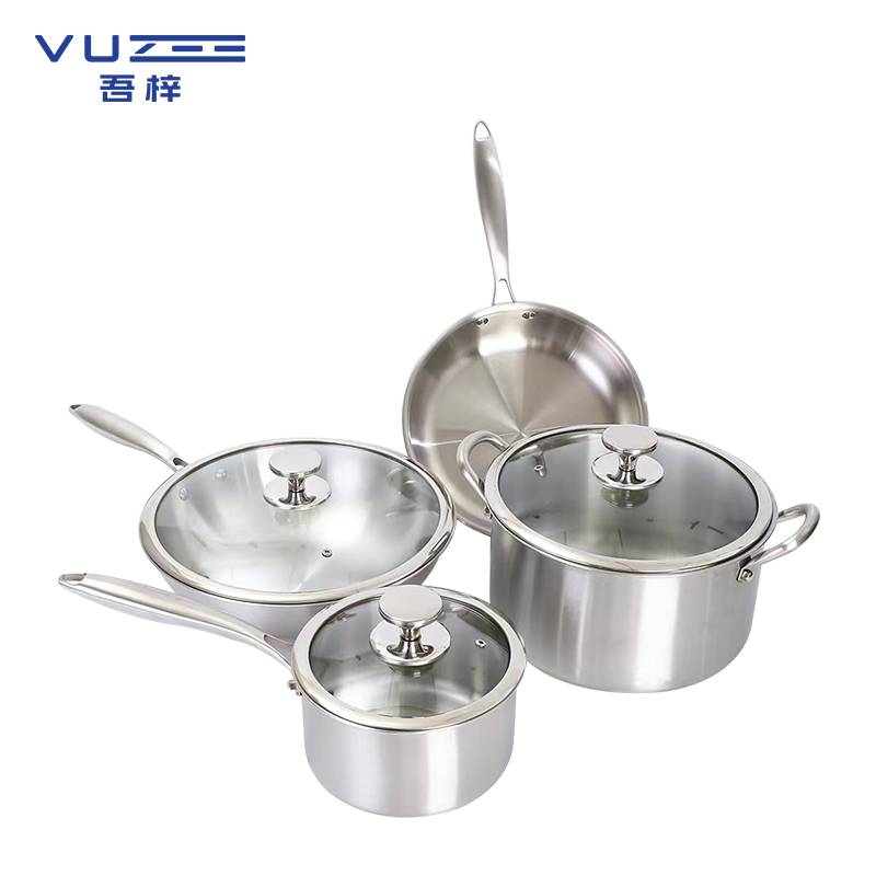 吾梓 锅具套装 四件套 套