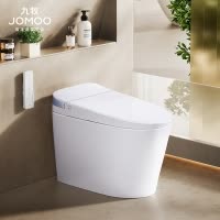 九牧(JOMOO)马桶轻智能家用虹吸大冲力脚感应冲水座便坐便器SQ6646