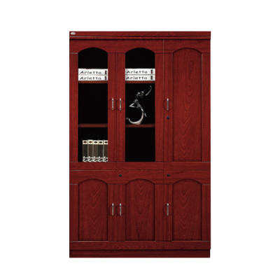 中豫鑫泽 ZYXZ4052432木质文件柜油漆贴木皮资料柜书柜 三门