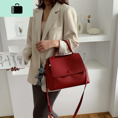 红色结婚包包网红2019新款新娘包大容量妈妈手拎手提单肩斜挎女包NEW LAKE女斜挎包