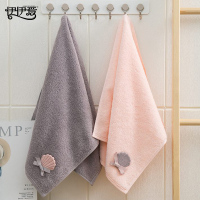 伊伊爱 MJ0YZX2200161Z 贝壳纯棉毛巾抹布两用 74*34