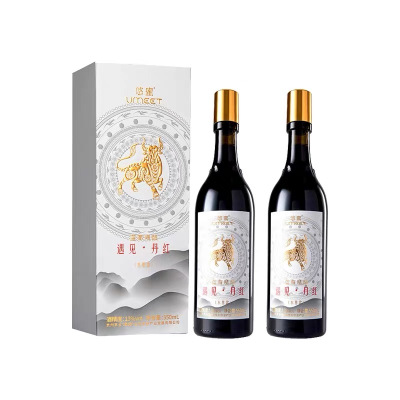 蓝莓精酿(蓝莓酒)遇见·丹红水墨550ml4瓶装