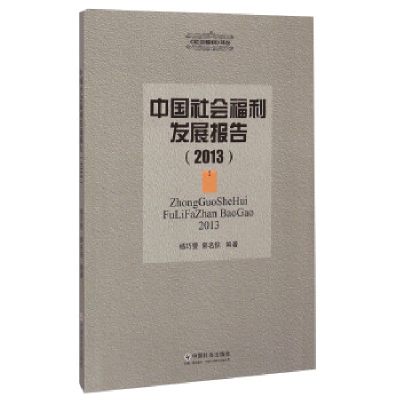 正版新书]中国社会福利发展报告.2013杨巧赞 郭名倞978750874923
