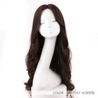 瑞贝卡假发女长卷发八字刘海披肩波浪卷蓬松自然逼真时尚炫色头套
