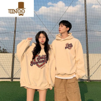 YANXU特别不一样的情侣装卫衣2023新款一男一女连帽外套潮牌衣服