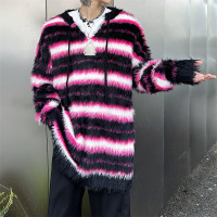 秋冬季新款毛衣外套男潮牌针织衫青少年慵懒风v领休闲百搭男线衣