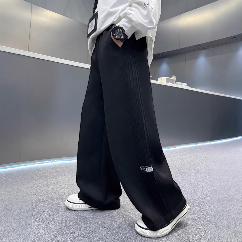 男童直筒卫裤春秋款裤子2026新款儿童春装中大童休闲运动裤韩系潮