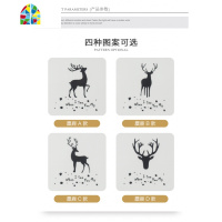 北欧风碗碟套装家用餐具碗盘碟套装新款麋鹿简约陶瓷餐具2-4人用 FENGHOU (方)23件套