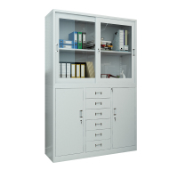 臻远 ZY50212006钢制文件柜办公柜铁皮资料柜档案柜储物柜 宽中六斗柜