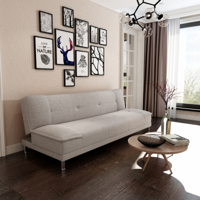 简约现代多功能可折叠实木沙发床两用单人双人客厅办公室沙发整张