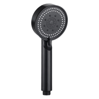 LONMATE 黑色增压花洒喷头SL114 一个