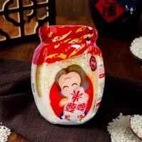 米婆婆米酒醪糟新升级低甜度808gx1瓶0蔗糖商超同款孝感米酒酒酿