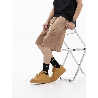 夏季新款美式短裤男潮牌薄款设计感小众宽松大码运动裤_1_450