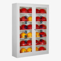 凌迪星白色30顶安全帽柜120*36*160cm台