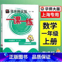 语数英-普通+增强版(共6册) 一年级下 [正版]2024一课一练沪教版一年级上数学上海小学上册同步训练练习与测试小学一