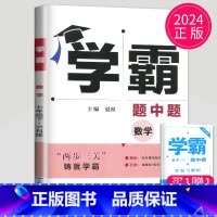 数学 七年级下册 沪科版 七年级/初中一年级 [正版]2024学霸题中题七年级上册下册数学英语苏科版译林版苏教版初一下学