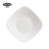 晏邦 密胺餐具 料碟 5寸 132*132*38mm 1个