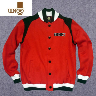 YANXU刺绣版SD灌篮高手湘北10号樱木花道出场服外套卫衣热身运动服