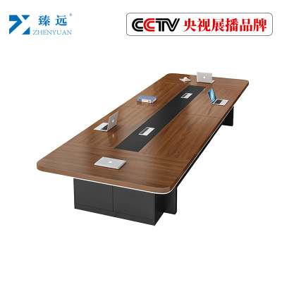 臻远简约办公桌会议桌长桌会议洽谈桌7000*1800*740