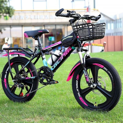 儿童自行车女孩男孩中大童中小学生小孩单车青少年折叠变速山地车