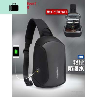 胸包男背包潮牌斜挎包多功能单肩包男士腰包休闲运动小背包女NEWLAKE腰包男