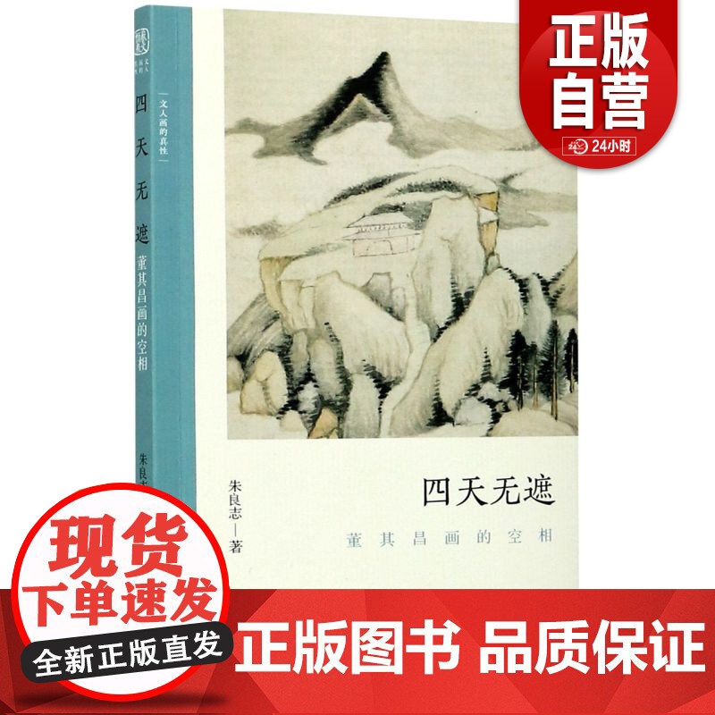 [正版]四天遮董其昌画的空相文人画的真性 朱良志 浙江人民美术出版社 绘画技法 9787534080067